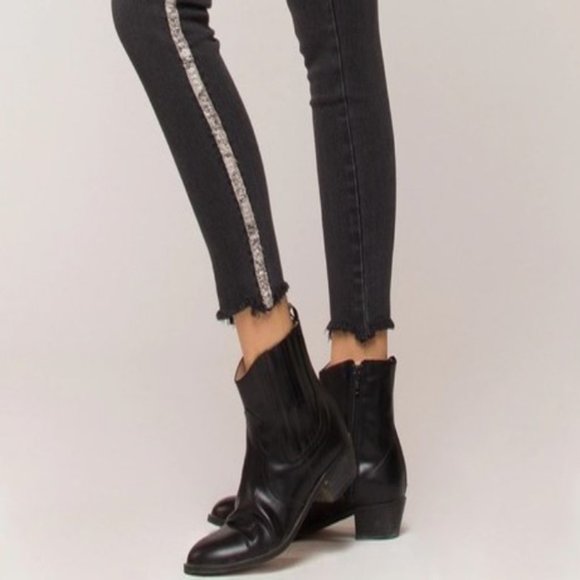 Velvet Heart Alisia Snake Stripe Skinny Jean Size 28 - Picture 3 of 10